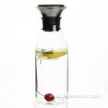 34oz Mouthblown High Borosilicate Glass Water Pitcher